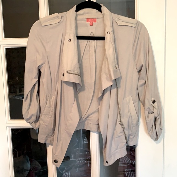 Madewell Hi-Line Cropped Lightweight Moto Jacket - Picture 5 of 8